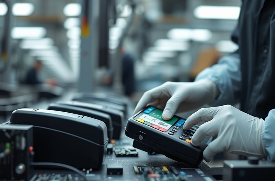 Linea di produzione di terminali self-service
